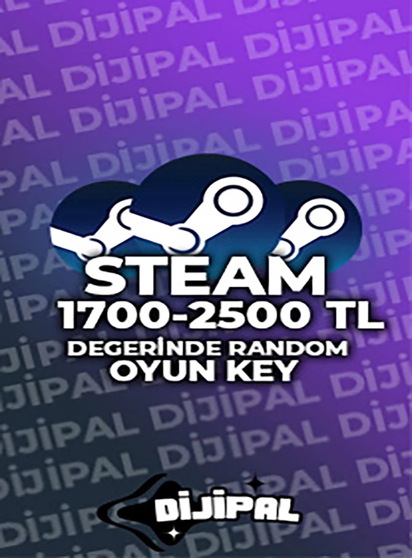 Steam 1700-2500TL Degerinde Random Oyun Cıkan key!