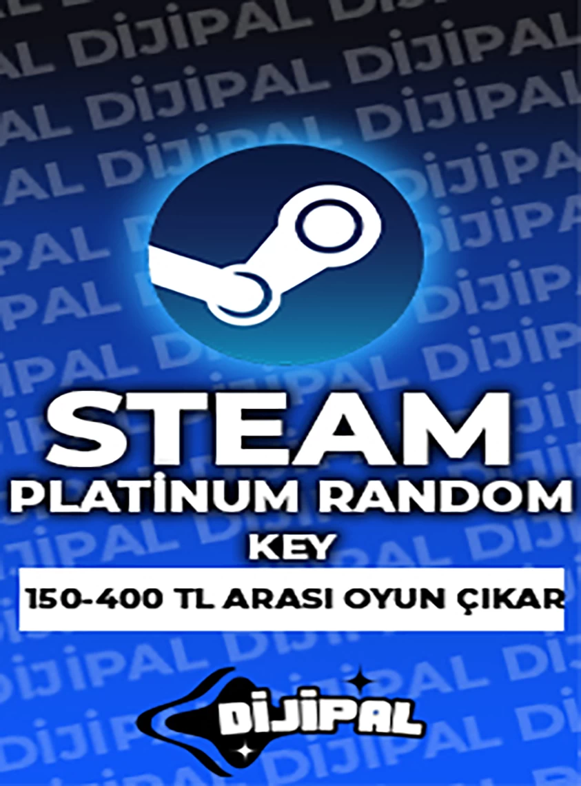 Steam Platinum Random Key -150 TL VE UZERİ değerinde rastgele bir oyun verir.