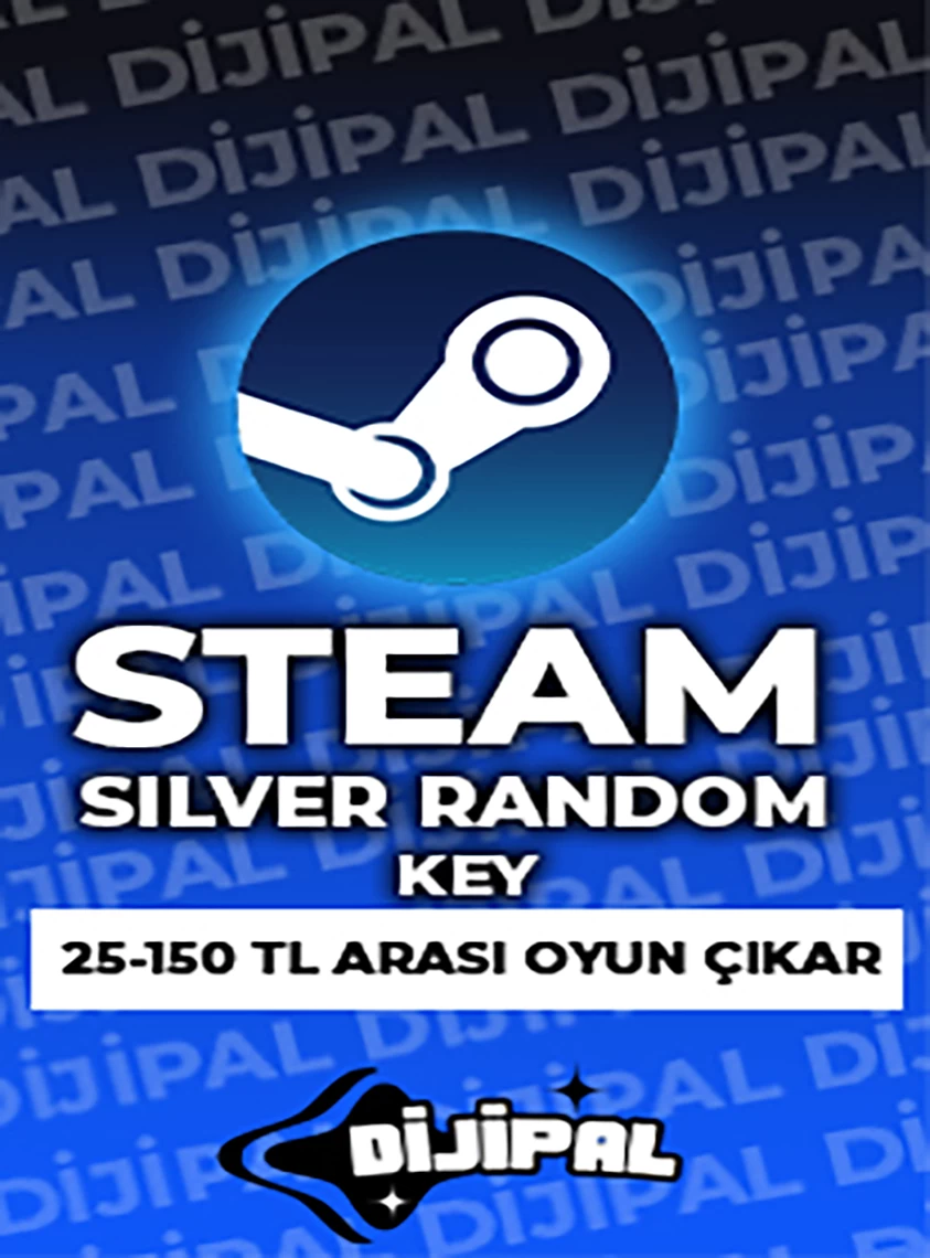 Steam Silver Random Key -25 TL VE UZERİ değerinde rastgele bir oyun verir.