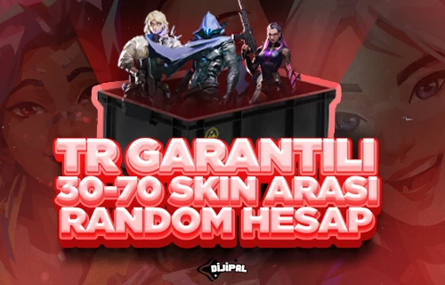 [TR Garantili] 30-70 Skin Arası Random Hesap - Valorant Random Hesap