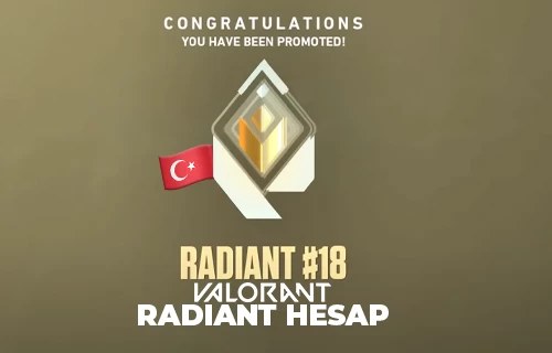 RADİANT HESAP - Valorant Rank